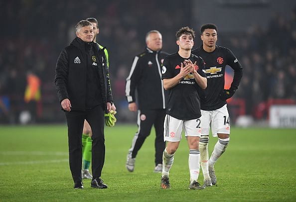 Manchester United manager Ole Gunnar Solskj&aelig;r has shown tremendous faith in James