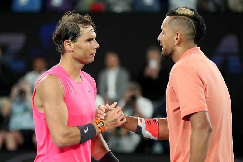 Nadal beats Kyrgios in an entertaining clash