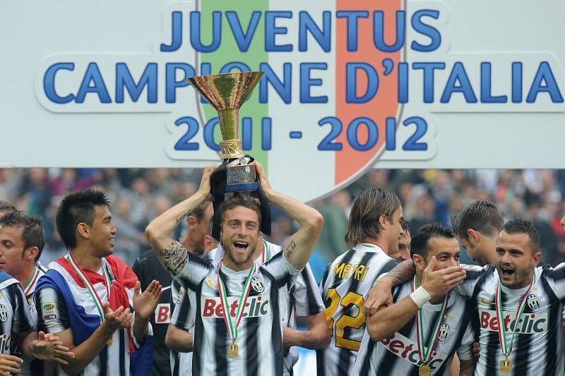 Juventus celebrate their 27th Scudetto in 2011-12