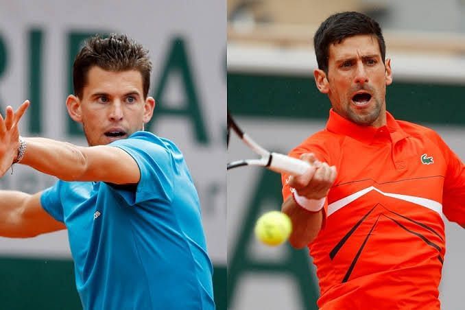 Can Dominic Thiem (left) make his Grand Slam breakthrough against Novak Djokovic?
