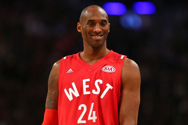 Kobe Bryant during his last NBA All-Star Game appearance in 2016