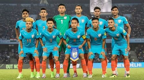 Indian team at the FIFA U-17 World Cup 2017.