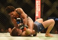 Angela Hill's ground game looked much improved in her win over Hannah Cifers