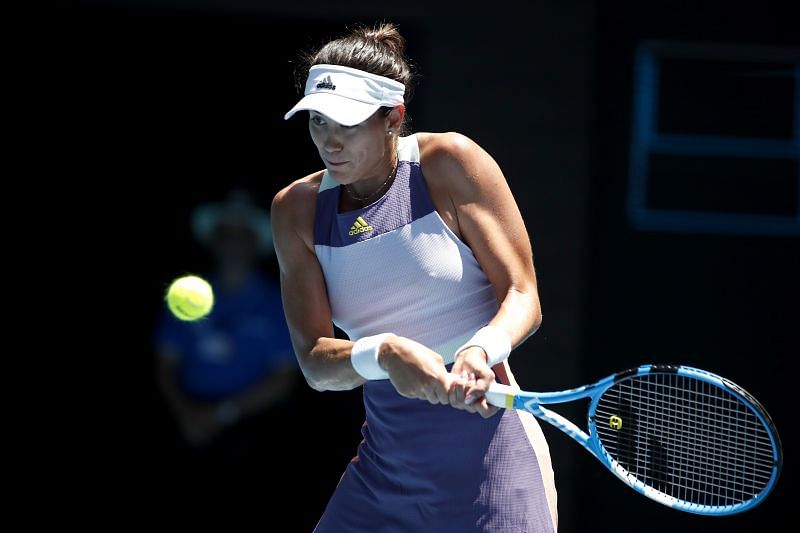 Muguruza has used her backhand from the baseline to great effect.