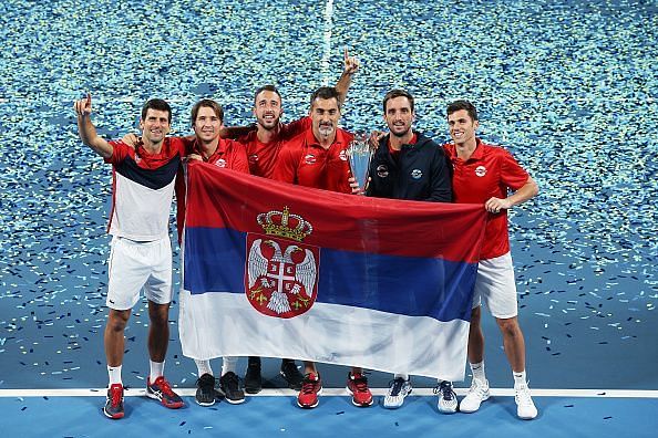 2020 ATP Cup champions: Team Serbia