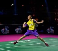 Tai Tzu Ying in action for the Bengaluru Raptors