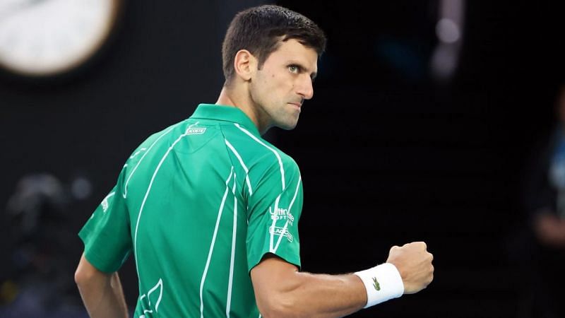 Djokovic dismantled Raonic in straight sets to advance to the semi-finals.