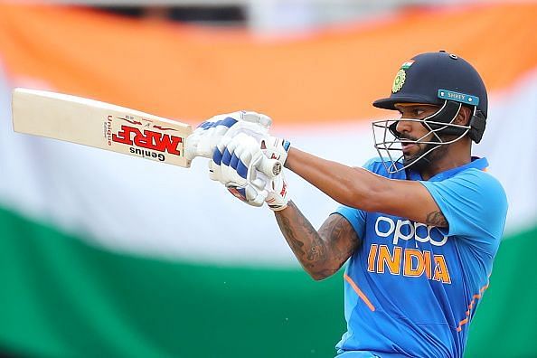 Dhawan scored 74 off 91 balls but that was not enough to help India post a fighting total