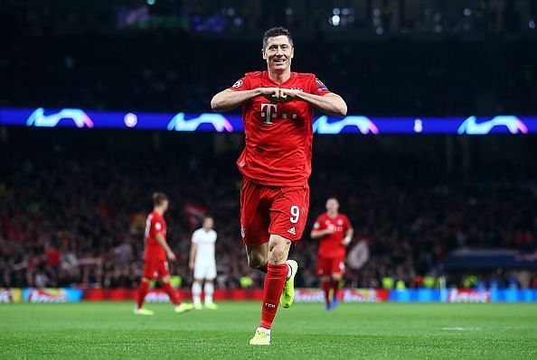 Robert Lewandowski has scored more than 40 goals for Bayern in each of his last 4 campaigns