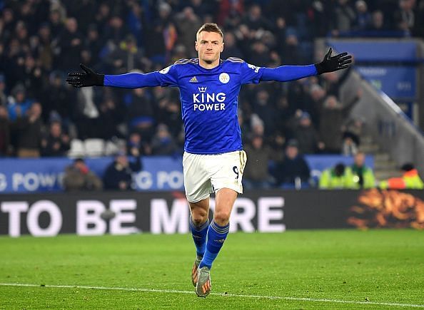 Jamie Vardy has delivered the goods consistently for Leicester City this season