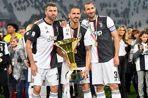 Juventus celebrate their record-extending 35th Scudetto in 2018-19