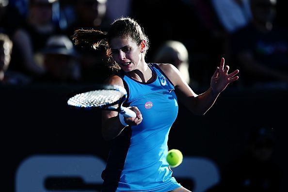 Goerges serve and forehand easily ranks among the best on tour.