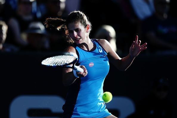 Goerges serve and forehand easily ranks among the best on tour.