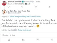 Negra's response to a fan