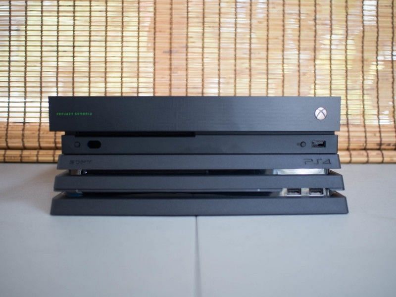 Image result for xbox one x ps4 pro