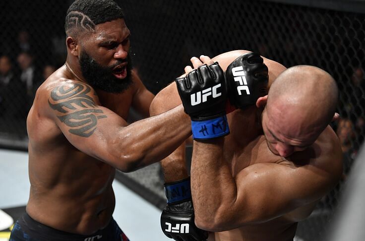 Curtis Blaydes battered Junior Dos Santos in last night&#039;s main event