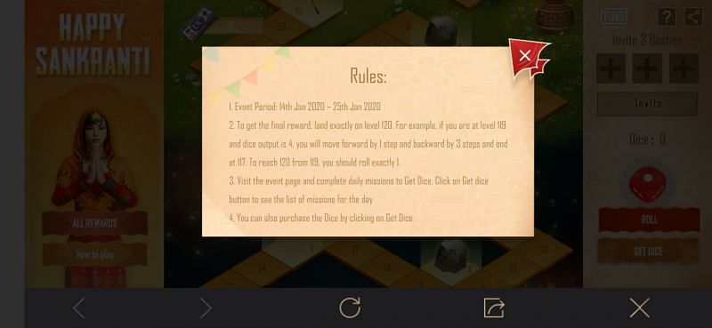 Event rules