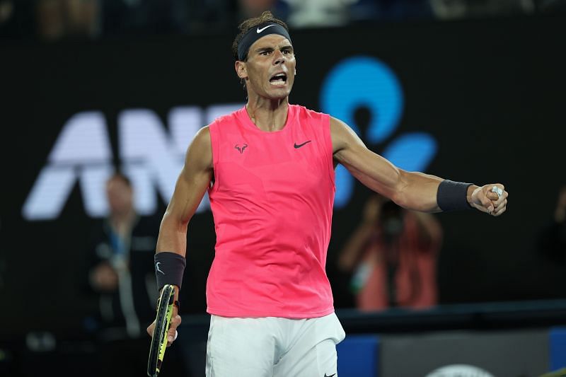 2020 Australian Open - Nadal is ecstatic after his win over Kyrgios
