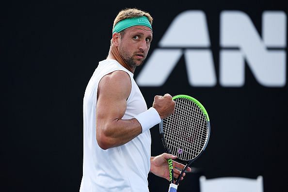 Tennys Sandgren defeated compatriot Sam Querrey in the last round