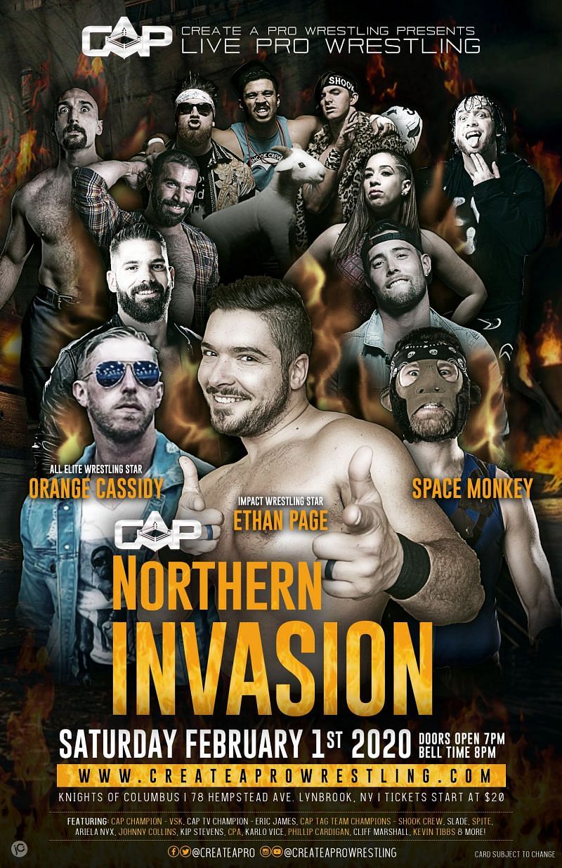 Official poster for Northern Invasion