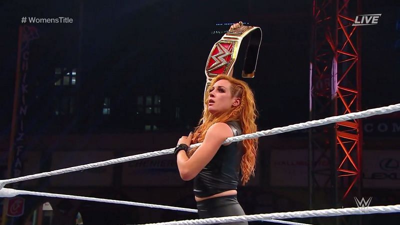 Becky defeated the Empress after a long match