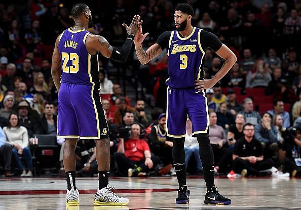 Los Angeles Lakers have ridden on huge contributions from LeBron James and Anthony Davis this season