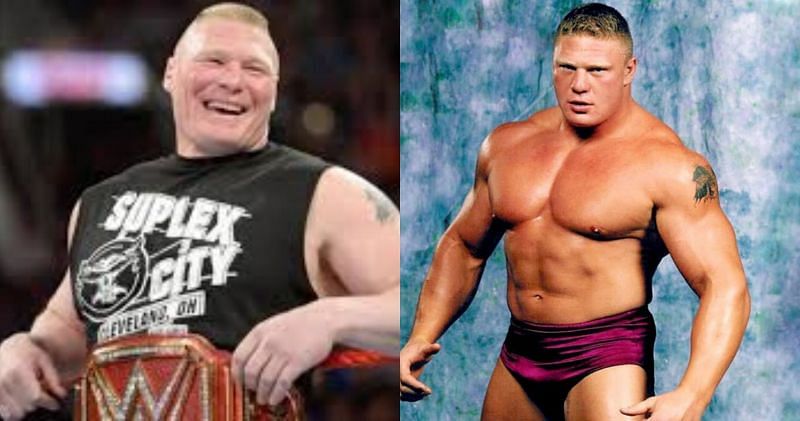 Brock Lesnar was green