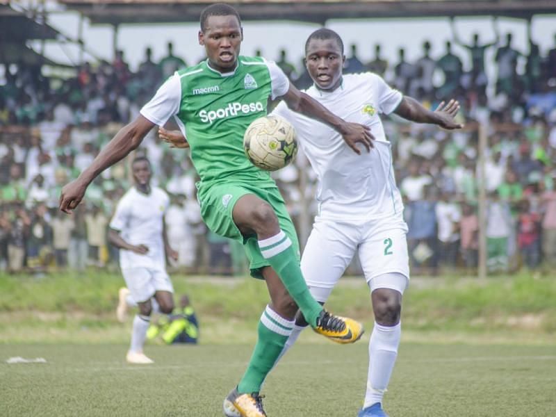 Gor Mahia attacker Nicholas Kipkirui in action in the Kenyan Premier League