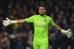Sergio Romero escapes unhurt after his car crashes near Manchester United training ground