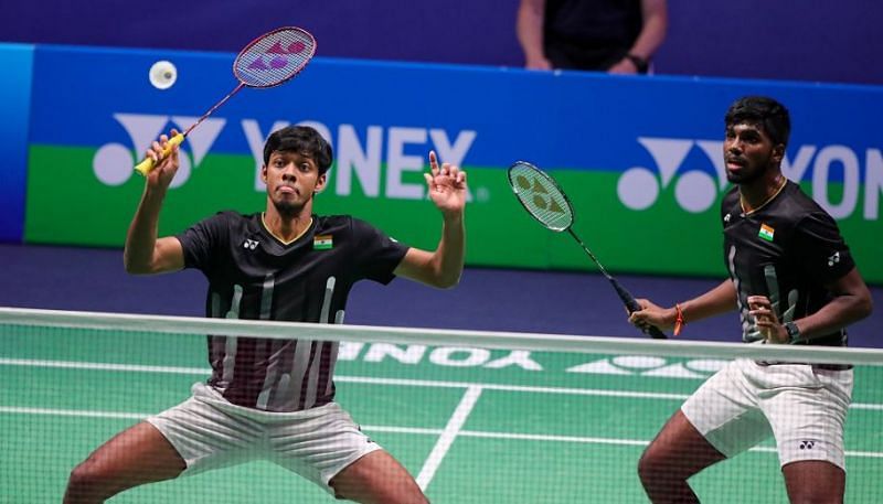 Chirag Shetty (left) is the Marquee Indian player with Pune 7 Aces this season (Image Credits - BWF)