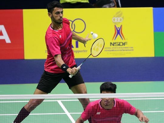 Shlok in action (Image credits - BWF)