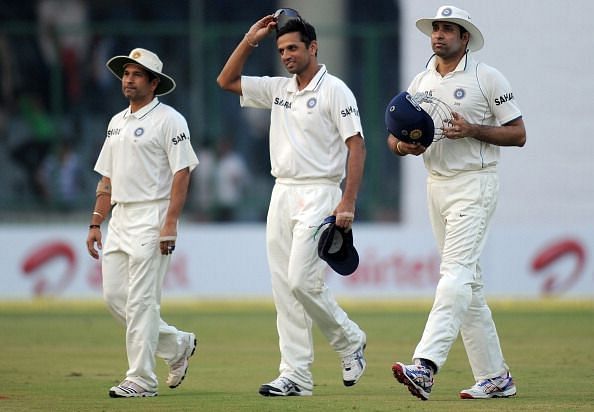 Sachin Tendulkar, Rahul Dravid, and VVS Laxman