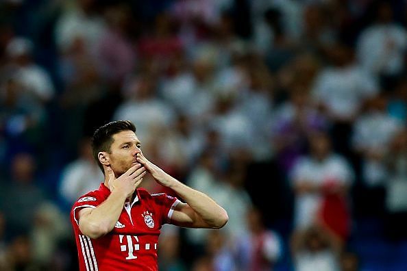 The legendary Xabi Alonso ended his career at Bayern in 2017