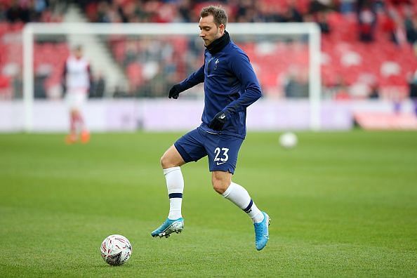 Christian Eriksen is looking for a way out of Spurs