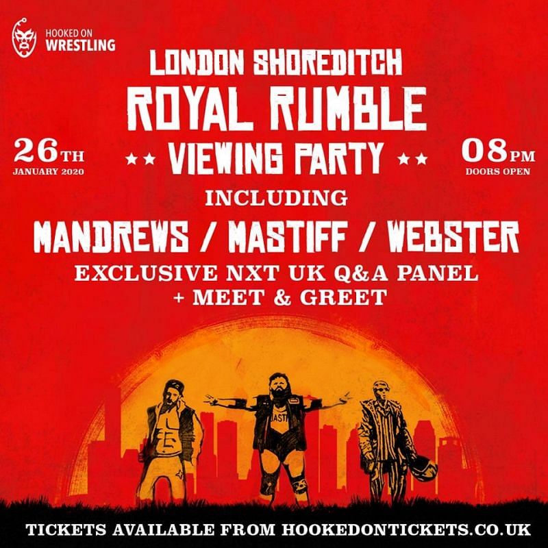 Shoreditch is set to host a huge Royal Rumble Viewing Party!