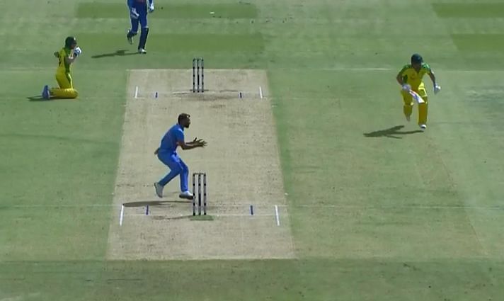 Finch got run out due to a mix-up between him and Steve Smith