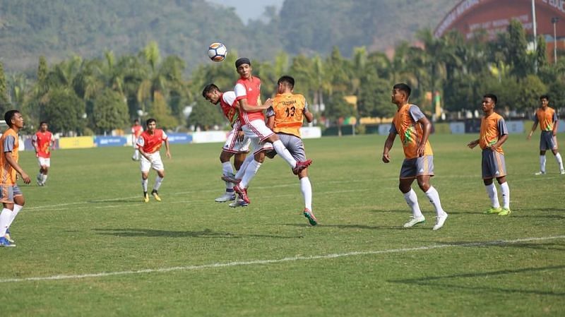 The ninth day of action in the football competition continues at the Khelo India Youth Games 2020