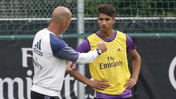 Zidane wants Hakimi back at Real Madrid next summer.