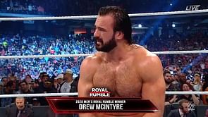 Drew McIntyre reveals when he was told about his WWE Royal Rumble victory