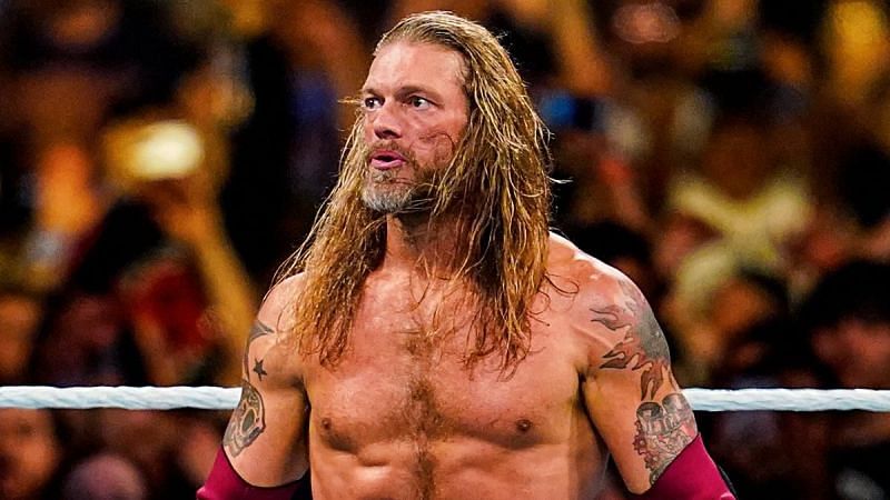The happy return of a living legend: Edge at the Royal Rumble 2020.