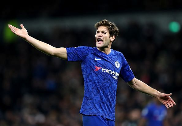 Marcos Alonso has been a peripheral figure in the Chelsea squad this season