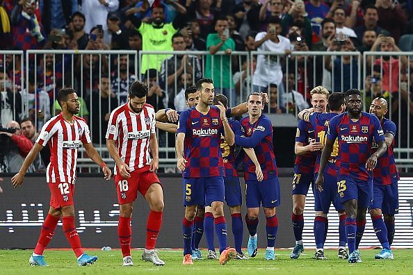 FC Barcelona v Club Atletico de Madrid - Supercopa de Espana: Semi Final