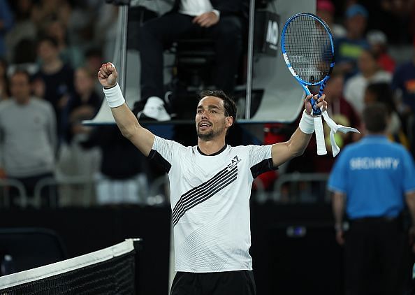 Can Fabio Fognini overcome the challenge from his unseeded rival?