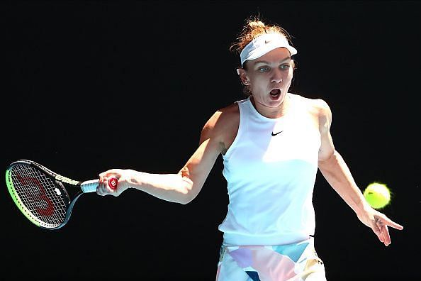 Halep faces her first big challenge in the 2020 Australian Open