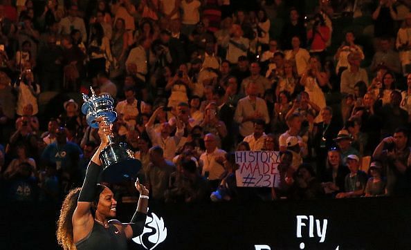 Australia is where Serena Williams had last won a Grand Slam, back in 2017.
