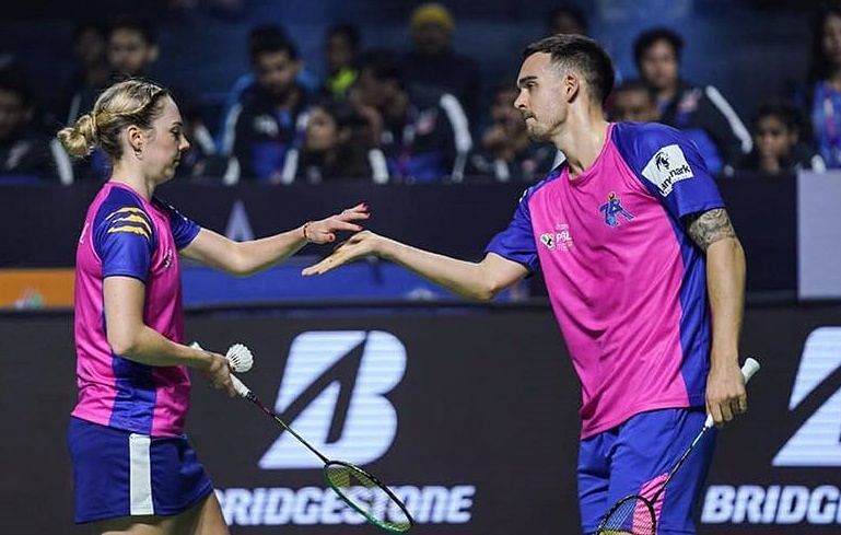 Chris and Gabby Adcock of Pune Aces (Image Credits - PBL)