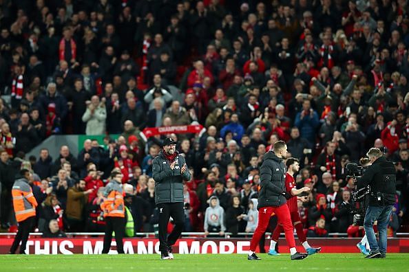 Jurgen Klopp has turned Anfield into a fortress