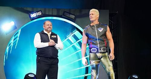 Here's what the difference between the two promotions is, according to the legend (Pic source: AEW)