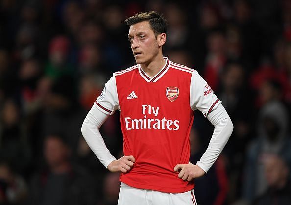 Mesut Ozil is one of our five biggest under-performers of the 2019/20 Premier League season