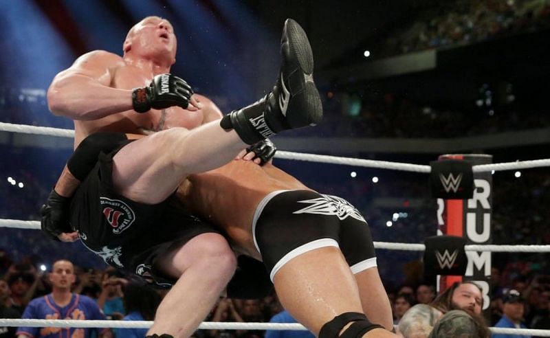 Lesnar was undone by Goldberg in 2017